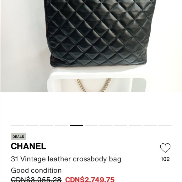 Beautiful Vintage Chanel, large black lamb skin shoulder bag, - Picture 2 of 9